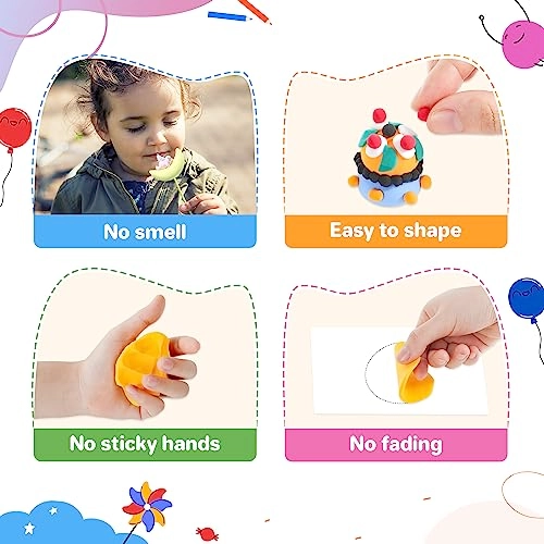 Air Dry Clay Kit 102 pcs.