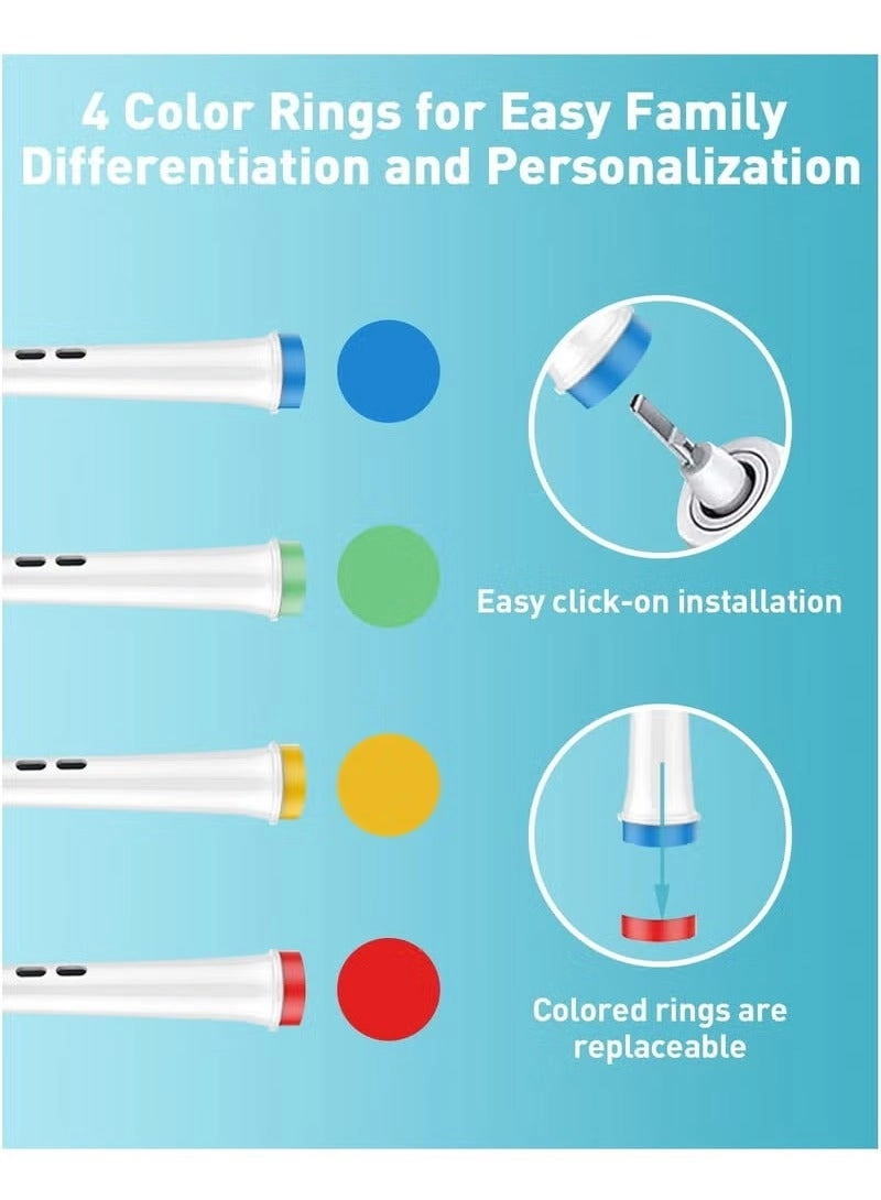 Electric Toothbrush Replacement Head - 12 Pcs 8 x Soft 4 x Ultra-fine