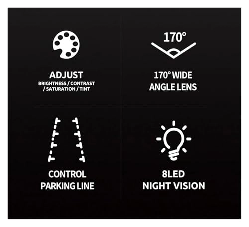 Rear View Parking Camera - Night Vision Wire