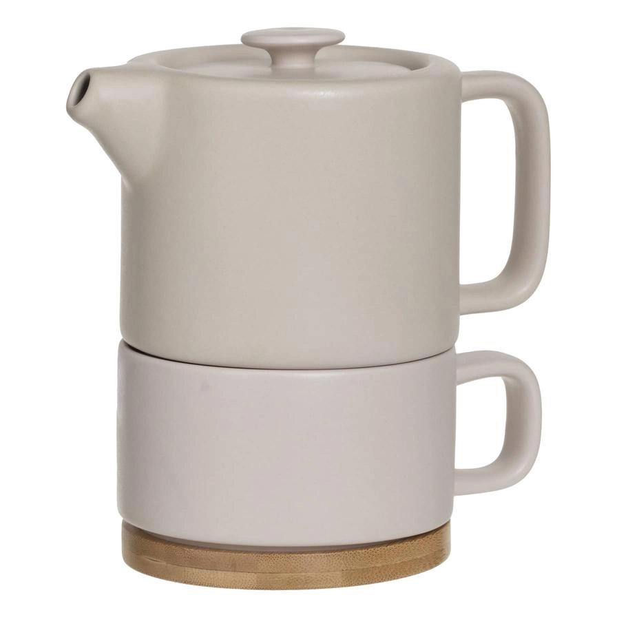 SG Earthenware Teapot Set - 800 milliliter