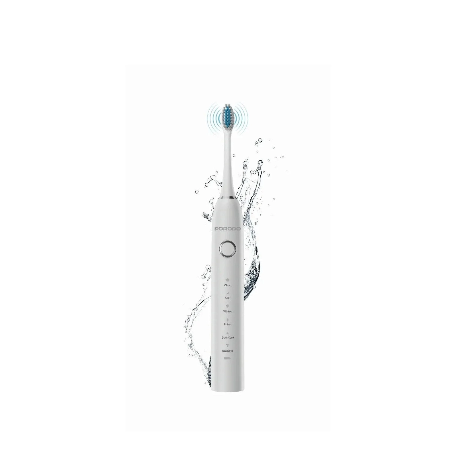 Porodo Lifestyle Smart Sonic Electric Toothbrush - 6 Cleaning Modes Up to 30 Days Working Time