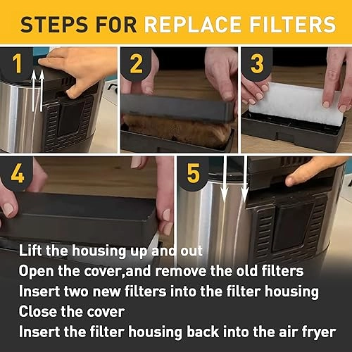 Air Fryer Replacement Filters - 12 Pcs