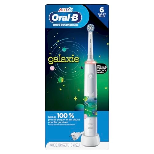 Kids Electric Toothbrush - Rechargeable 2 Brush Heads Pressure Sensor