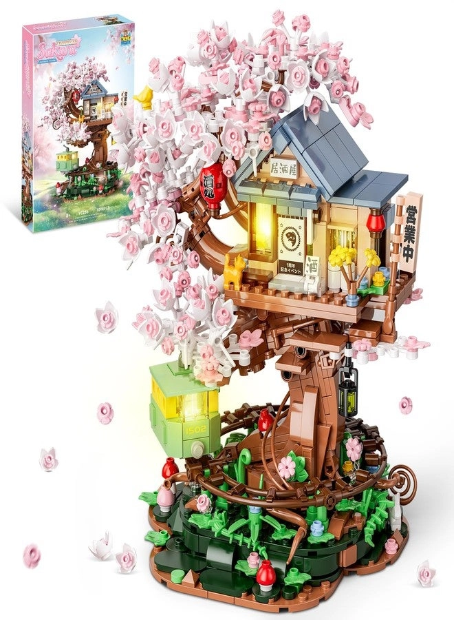 TOY PLAYER Cherry Blossom Treehouse - 1098 pcs