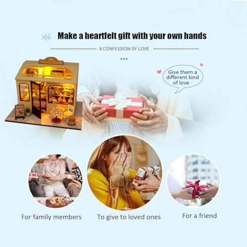 DIY Miniature House Kit - Bakery Shop