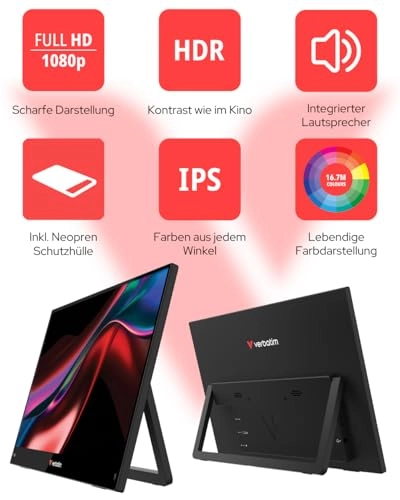 Portable Monitor - Full HD 15.6 Inches