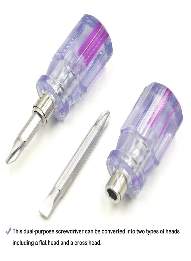 Magnetic Slotted and Phillips Screwdriver Set (2 Pcs)