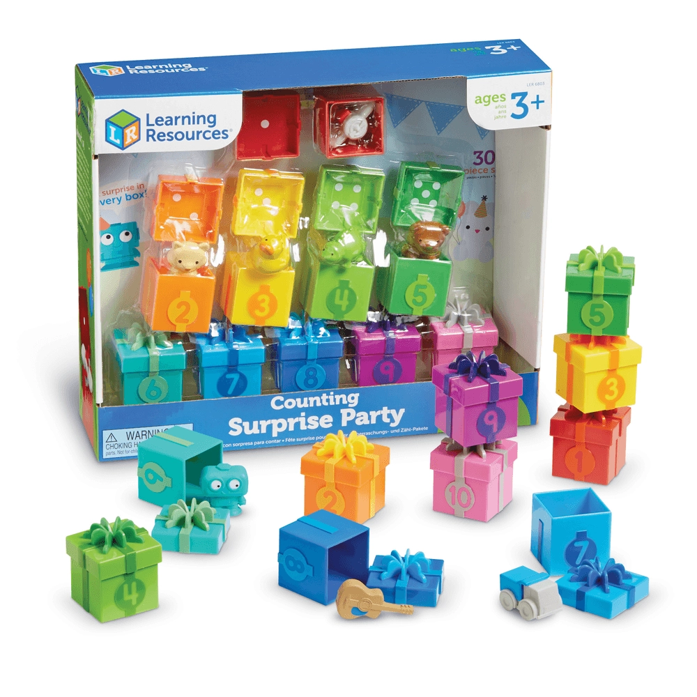 Learning Resources Counting Surprise Party Playset - 3+ 10 pieces