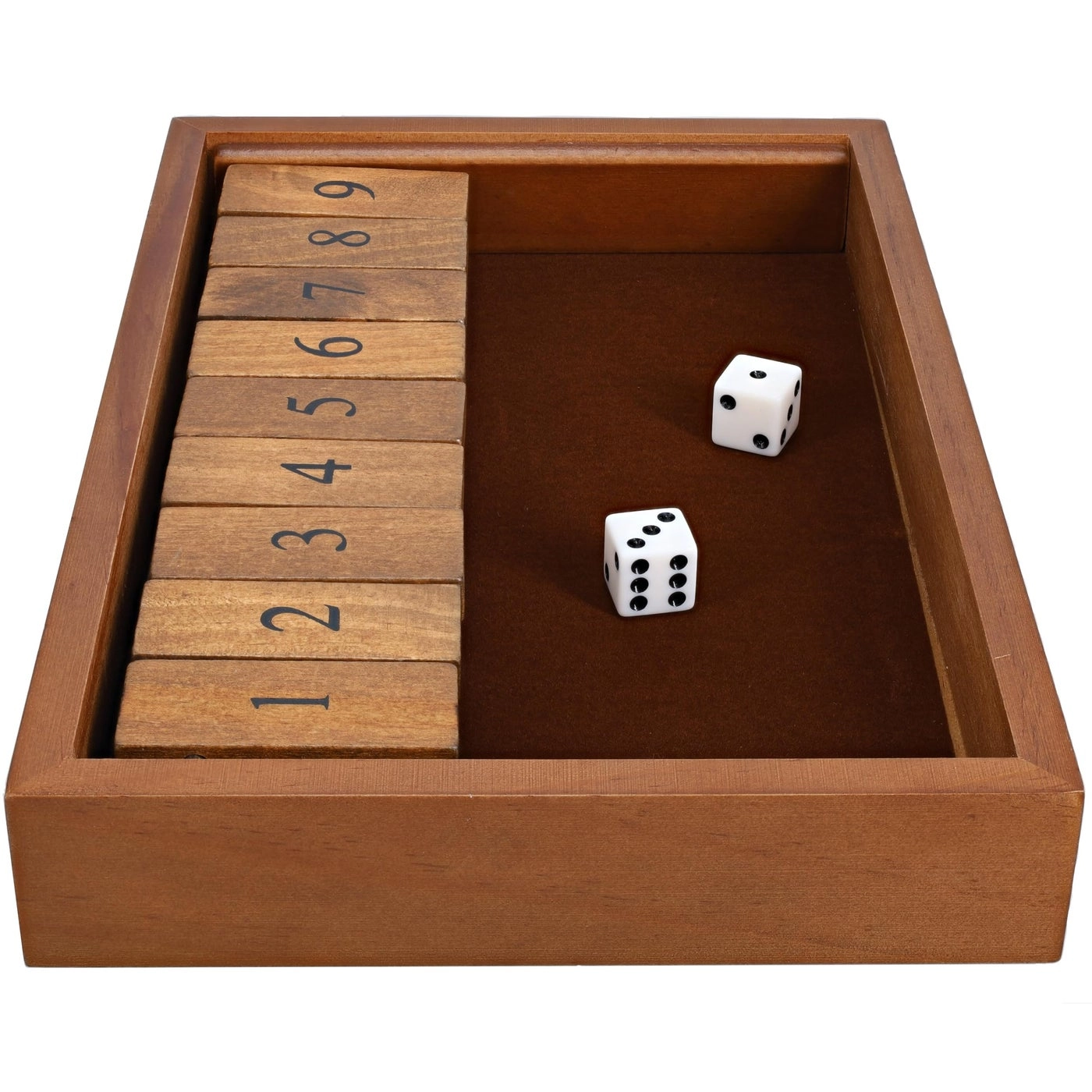 Shut The Box - Walnut Stain