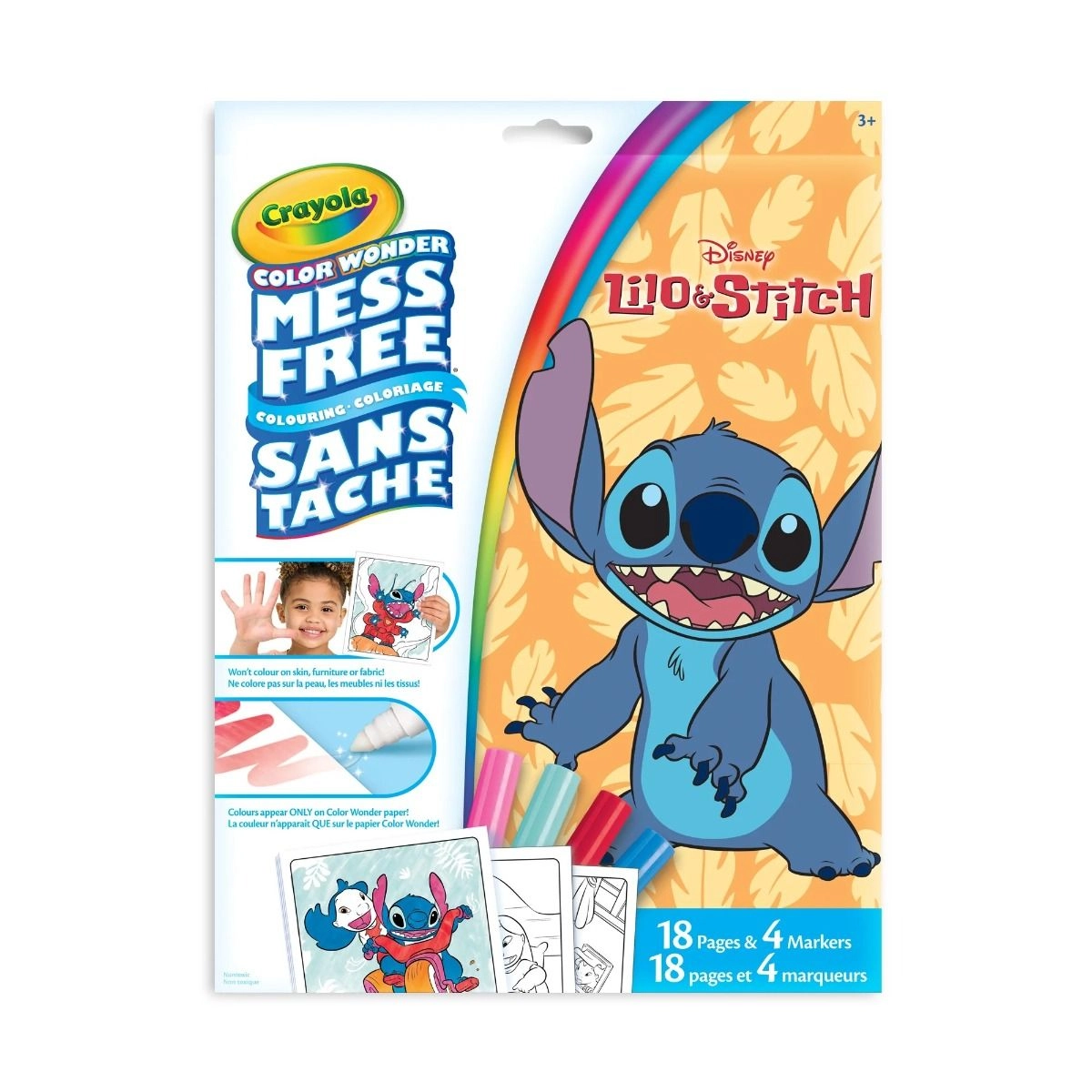 Color Wonder Mess-Free Colouring Set - Disney Lilo & Stitch - 22 Pcs