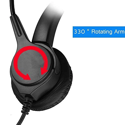 Corded Noise cancelling Monaural Headset Wired Headset