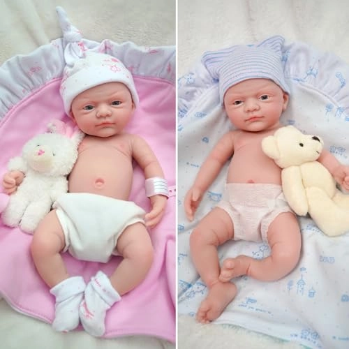Alisa Reborn Baby Doll - 12" Micro Preemie Silicone Girl