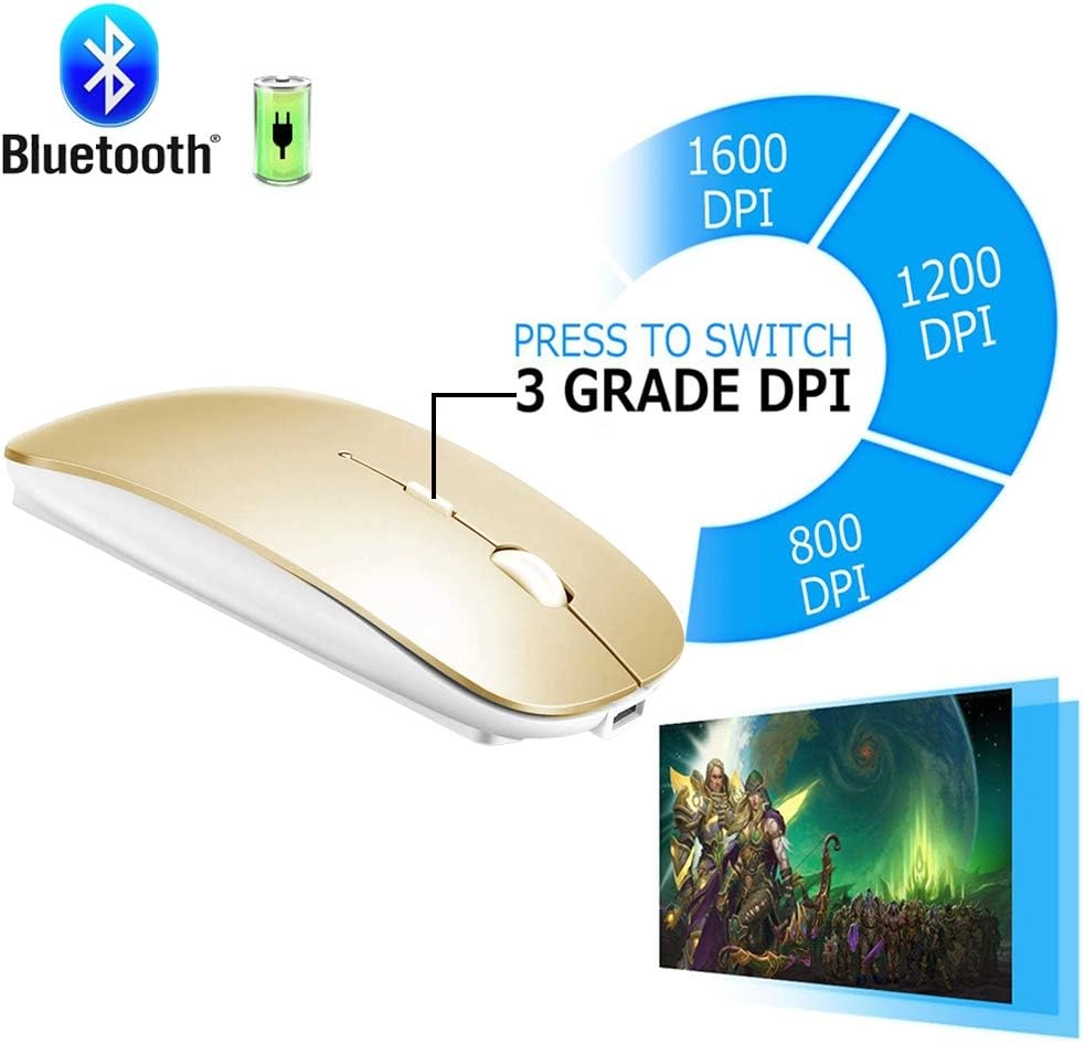 LED Rechargeable Mouse - Bluetooth
