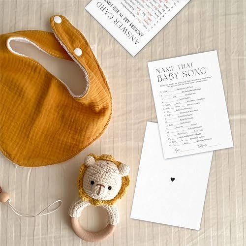 Name That Baby Song Game Cards - 30