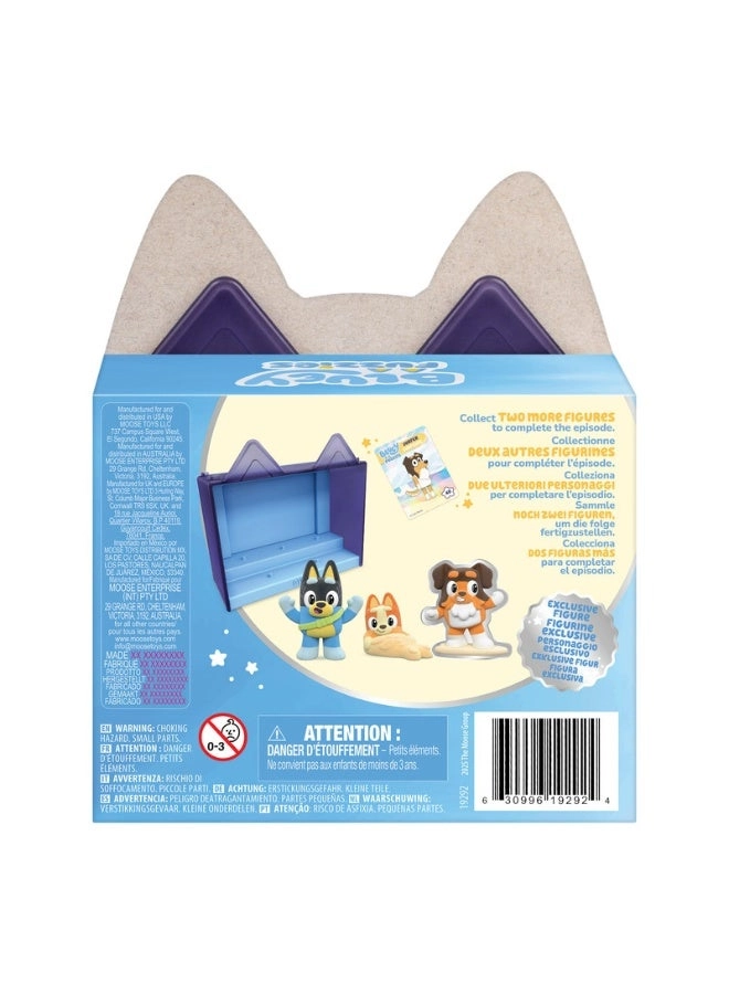 Bluey S14 W1 Fuzzies Episode Pk The Beach 6.35 cm - collectible figures 3+ Years