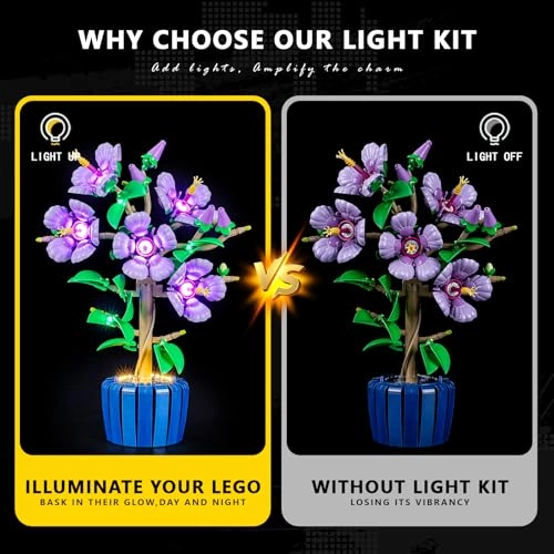 Light Kit for LEGO Hibiscus 10372 - Lights Only
