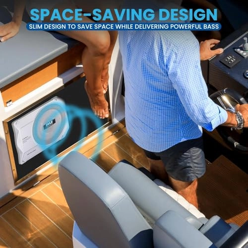 Low-Profile Amplified Subwoofer System - 10-Inch 900 Watt