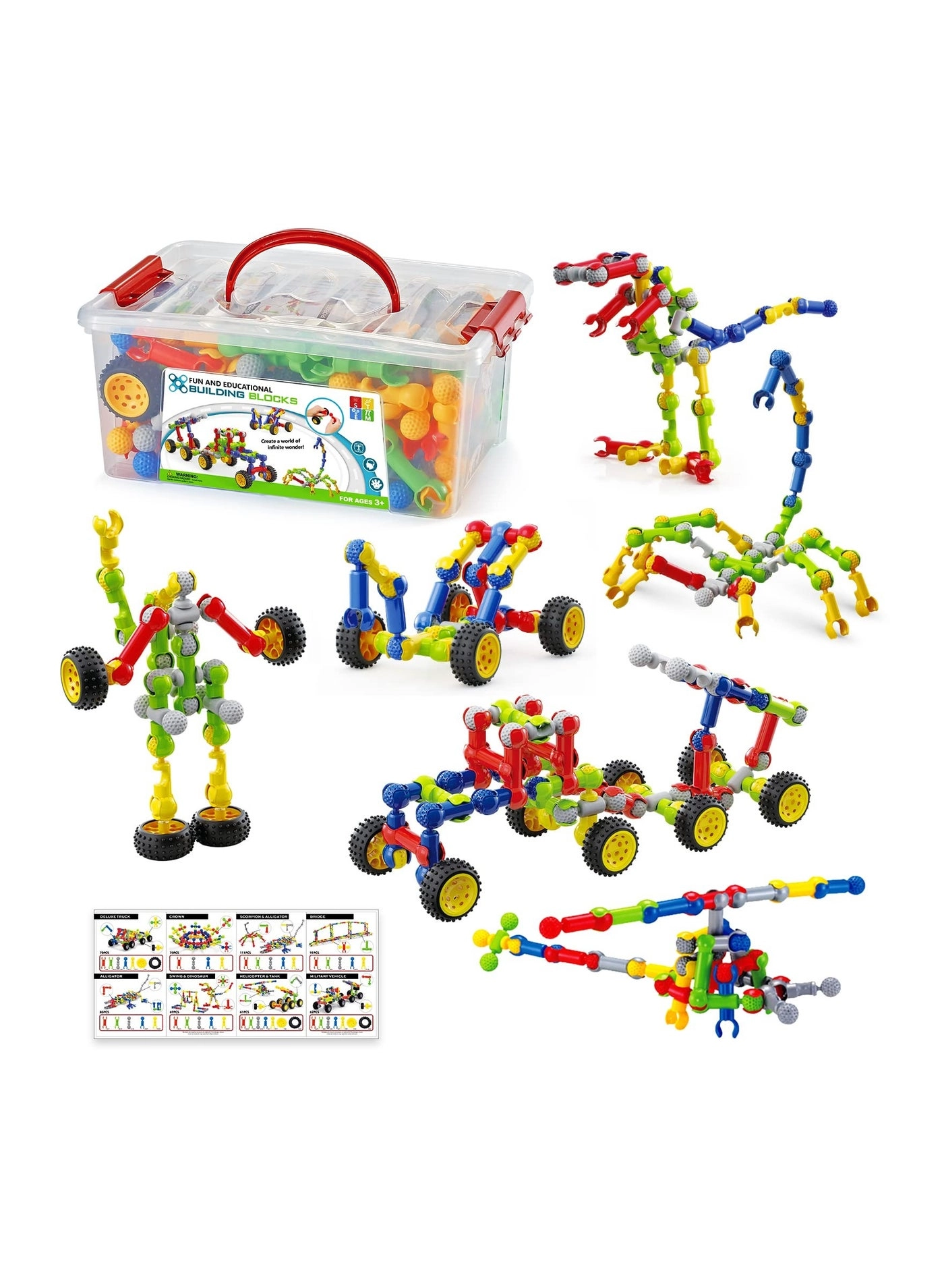 STEM Building Toys - 170 pcs