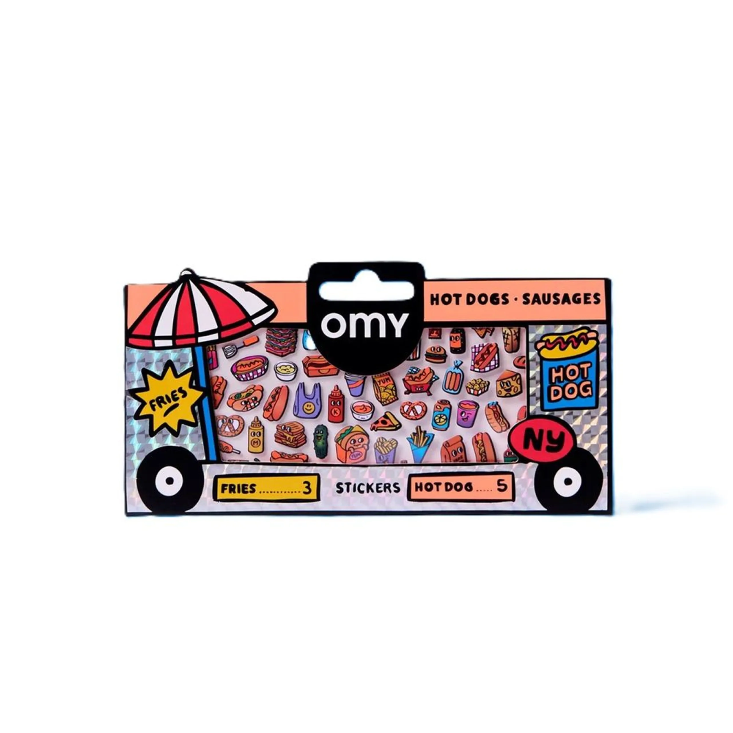 OMY Hot Dog Shop Sticker Book