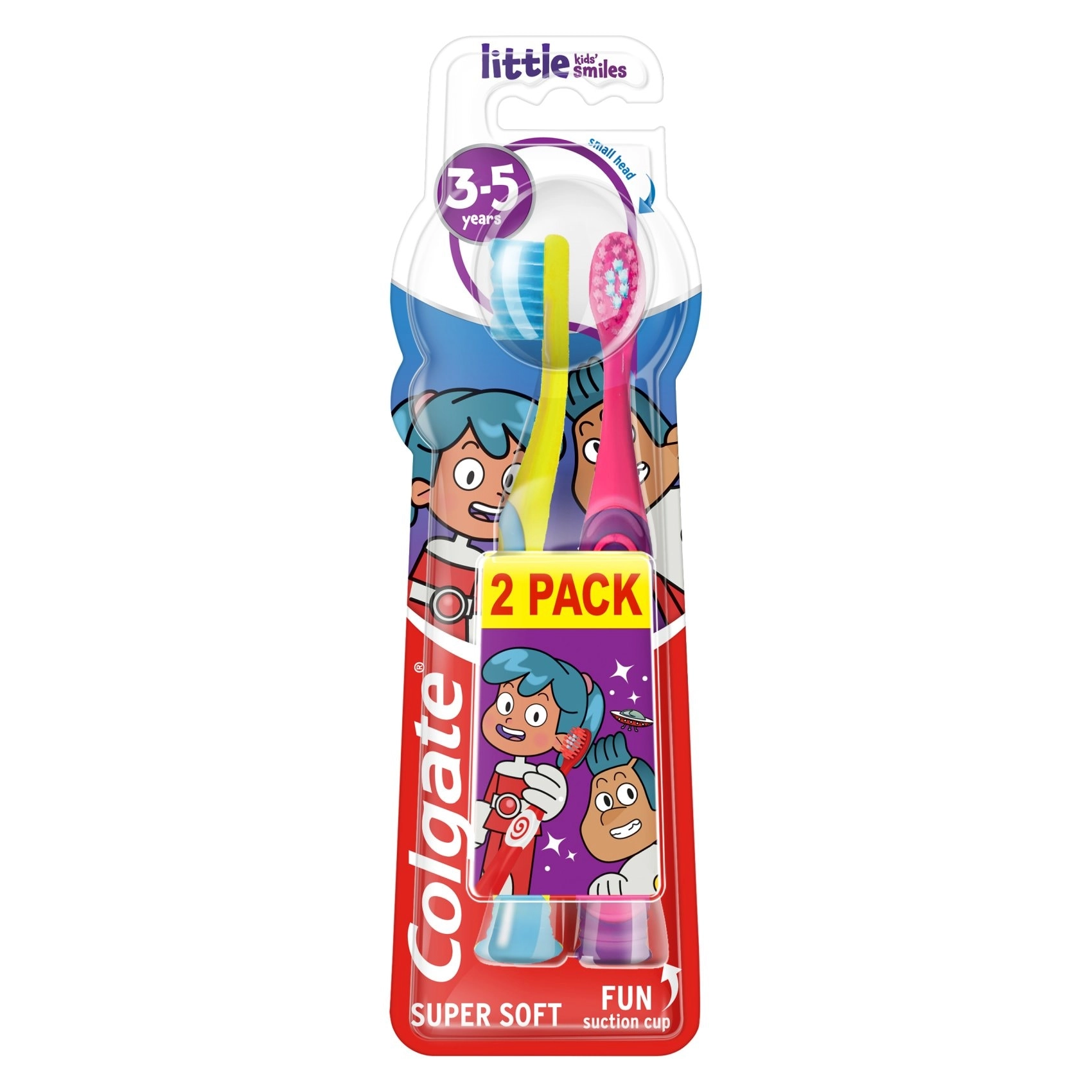 Colgate Little Kids' Smiles Manual Toothbrush - Super soft