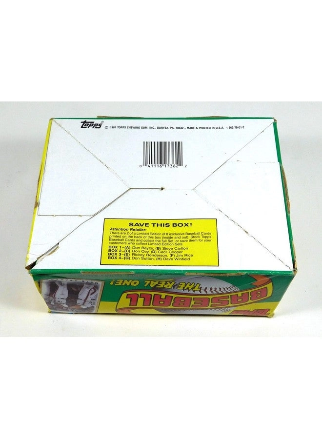 1987 Baseball Wax Pack - 36pcs
