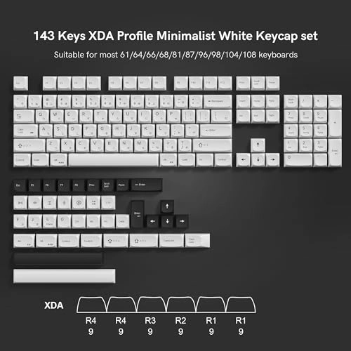 XDA Keycaps - Japanese PBT Dye-sublimation 143 keys
