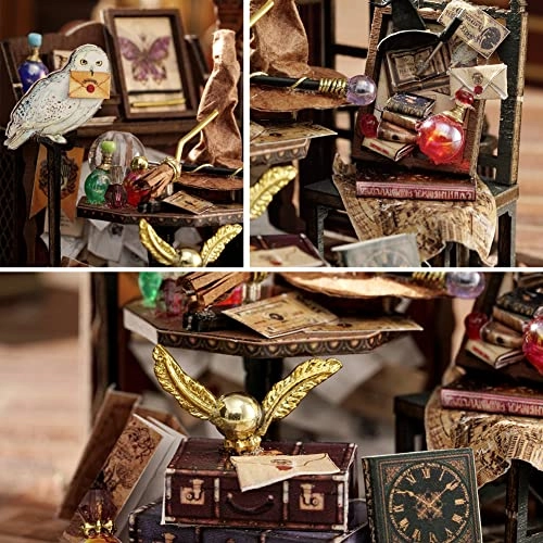 Miniature Dollhouse Kit - Dark magic mixed with gothic 1：24