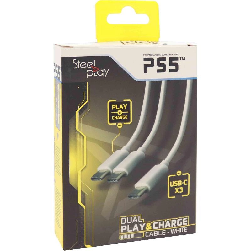 Dual Play & Charge Cable USB-C to USB-C 3m