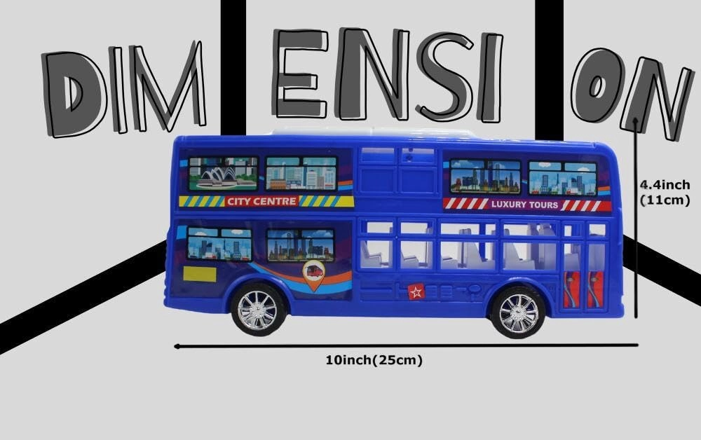 Double Decker Bus - 1 pcs