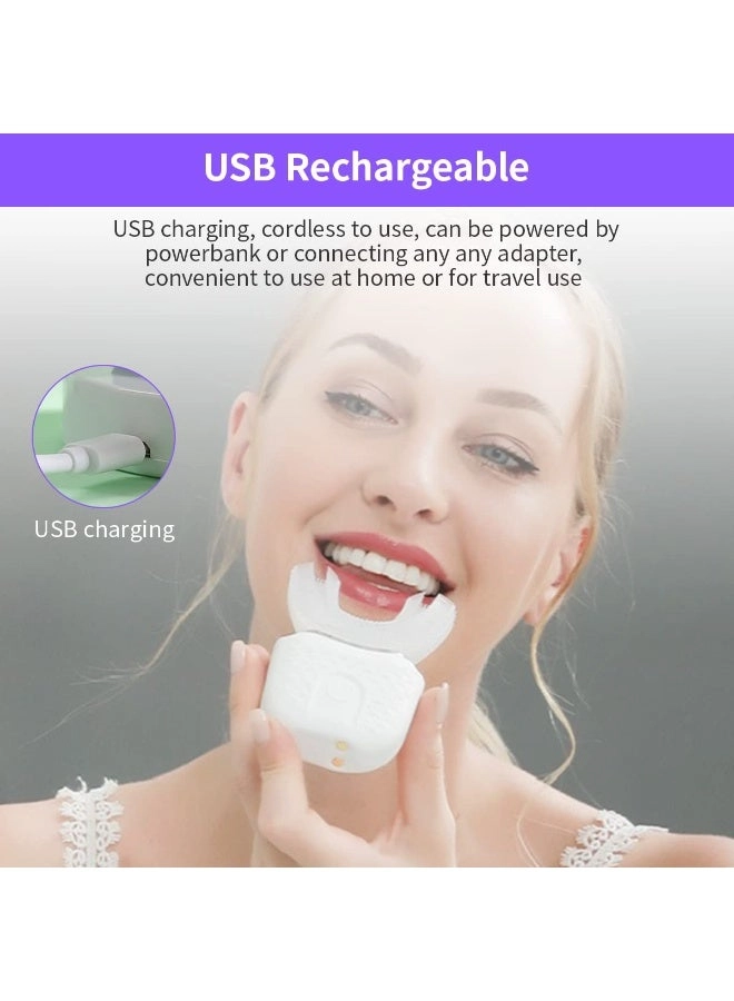 Ultrasonic Teeth Cleaner - U-Shaped 30,000 VPM USB Rechargeable
