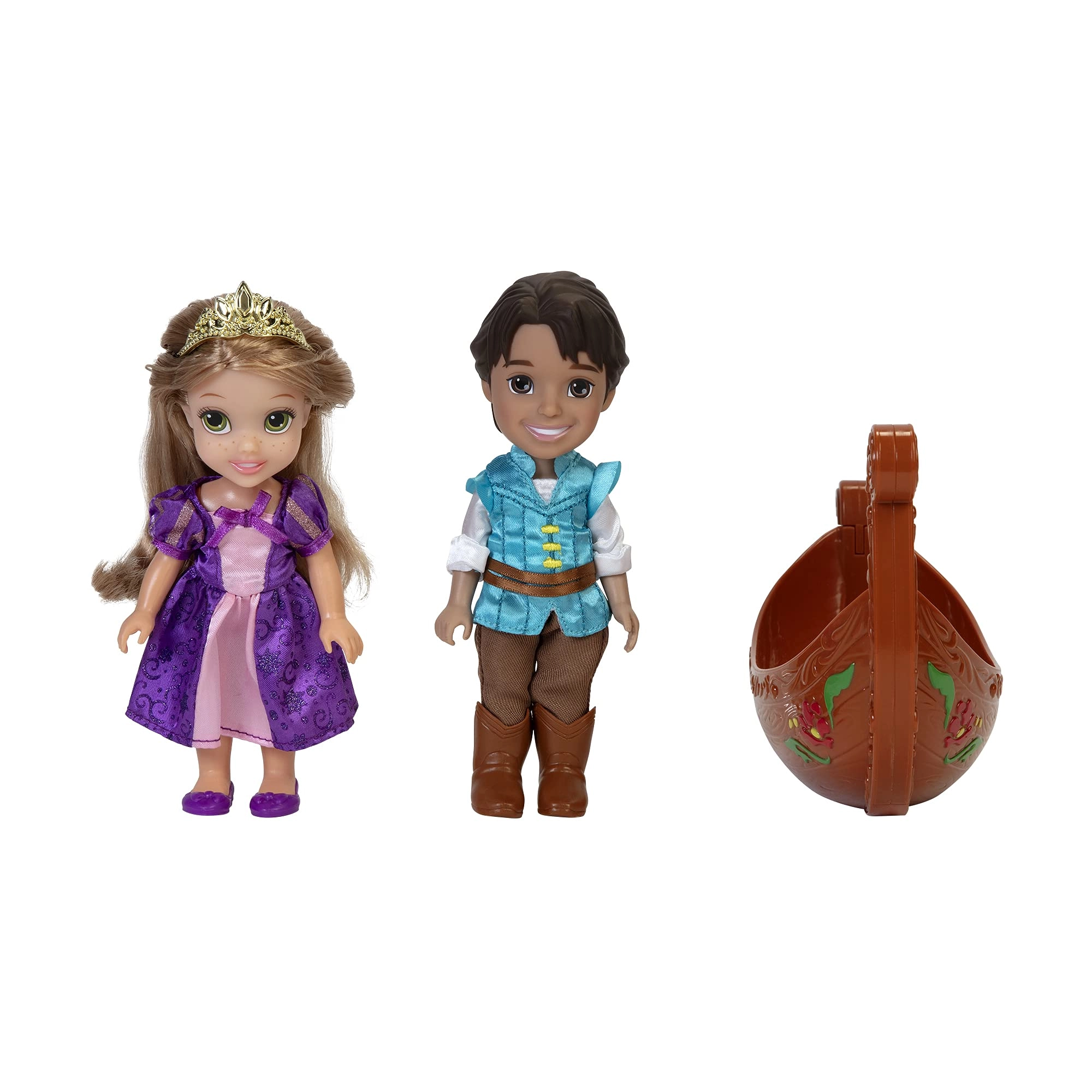Disney Rapunzel Petite Doll + Flynn Petite Doll + Gondola Petite Doll
