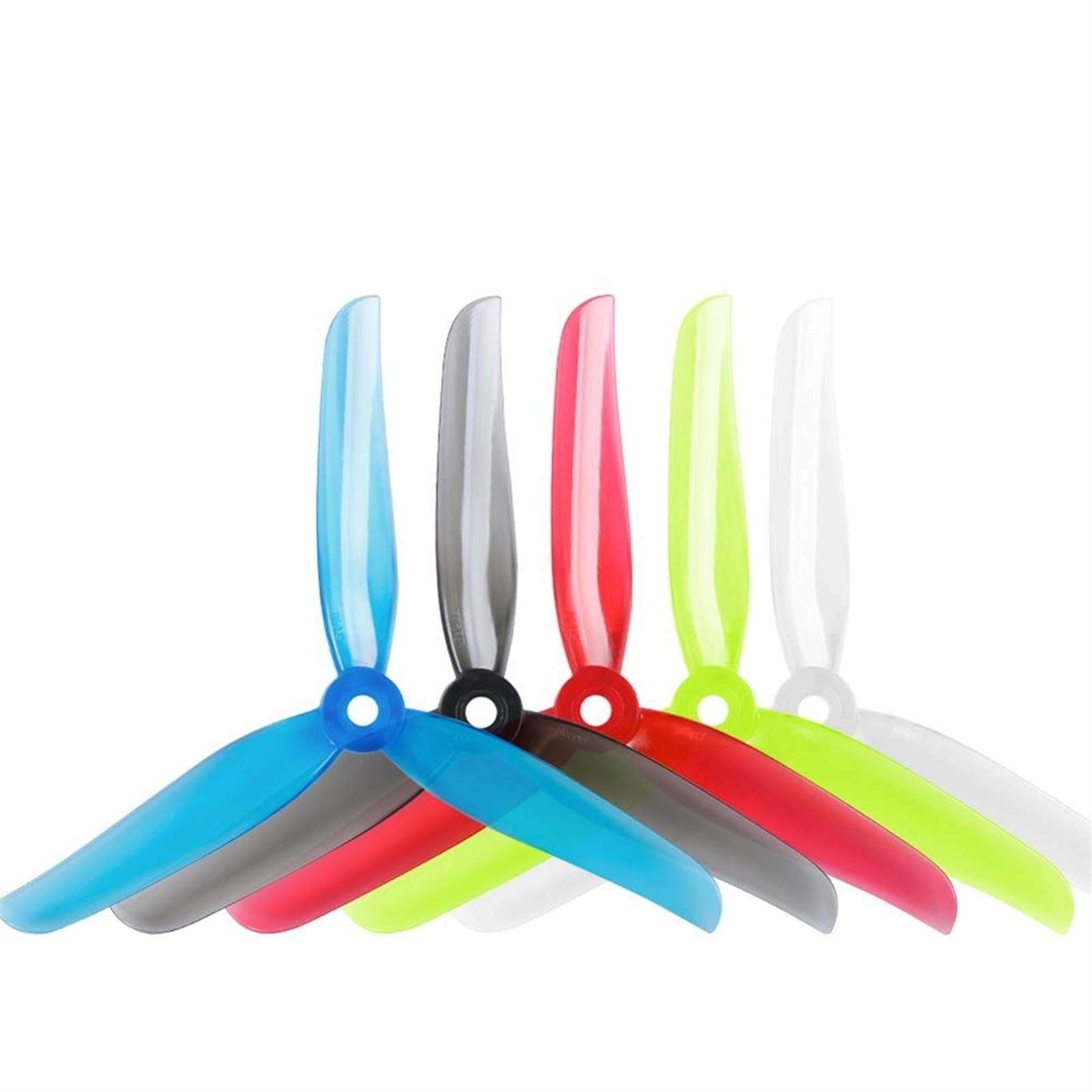 V2 5X4X3 3-Blade PC Propeller - 5inch 30Pairs Purple