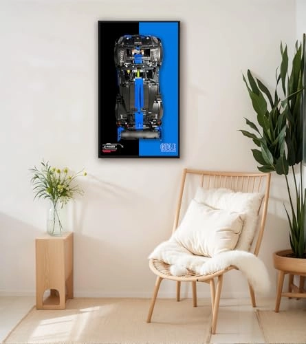 Lego Technic Display Wall Plate - 50x30cm Wall Plate Only