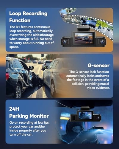 360° Dash Cam - 1440p