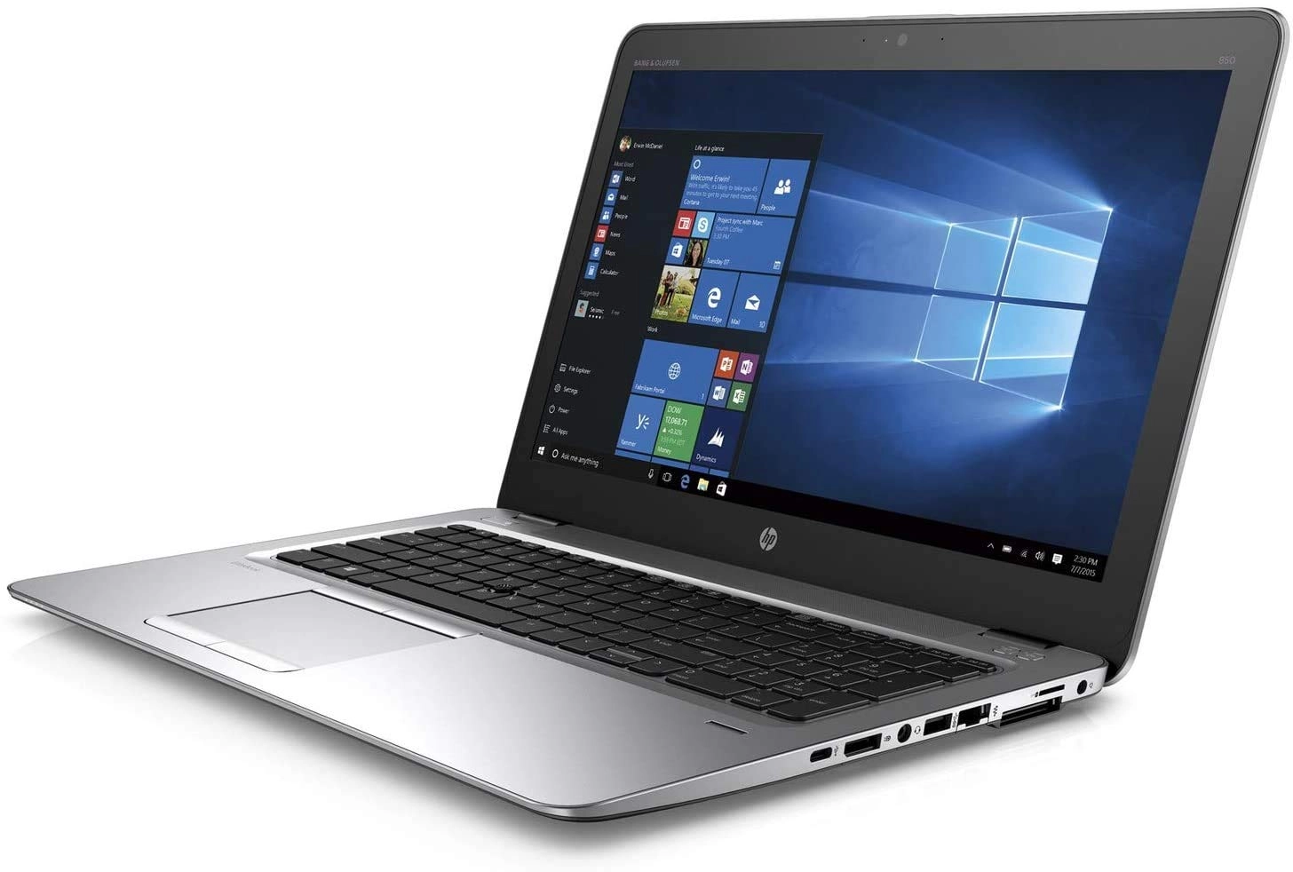 (Renewed) EliteBook 850 G3 - 15.6'' Core i5-6300U 8GB DDR4 256GB SSD