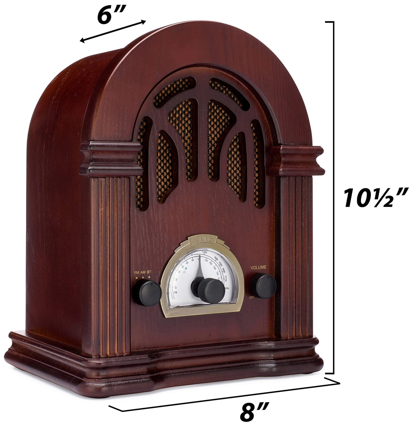 AM/FM Retro Radio With Bluetooth - Bluetooth