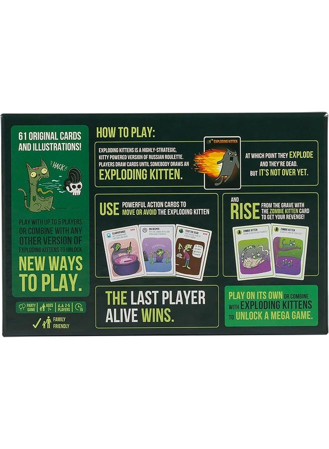 Exploding Kittens: Zombie Kittens - Card Game