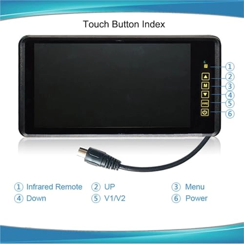 Mirror Monitor - 9 Inch