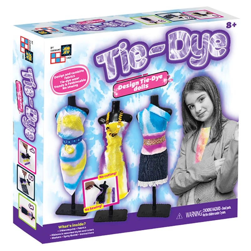 Diamant Toys Tie-Dye Glam Fashion DIY Set - Kids D.I.Y Suitable for 8 years and above