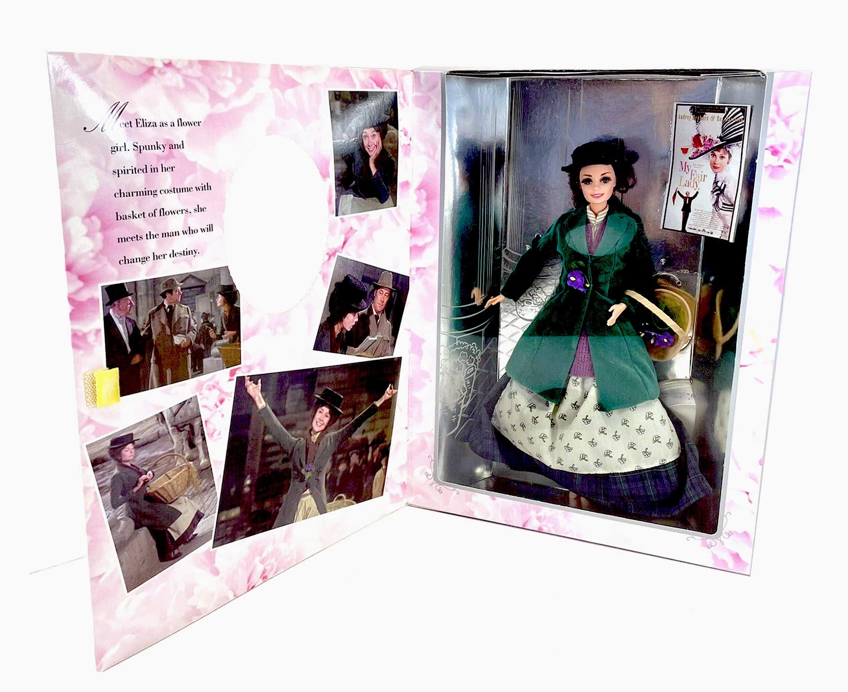Mattel Eliza Doolittle Barbie - Plastic flower girl costume Ages 14+