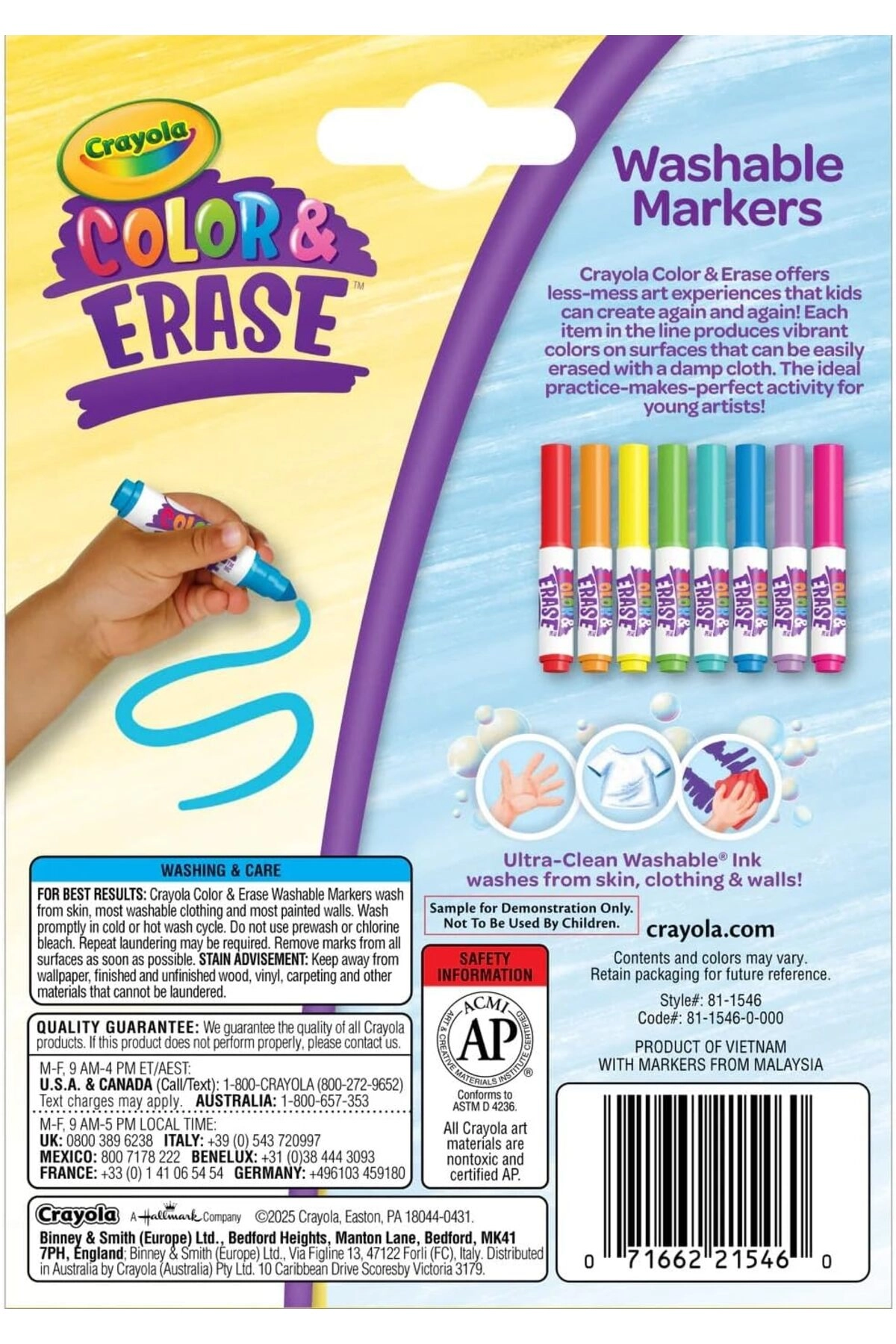 Color & Erase - 8 Count