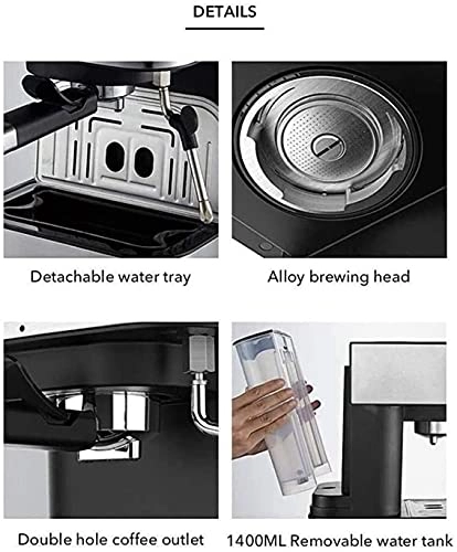 Espresso Machine - 1.4L Semi-Automatic