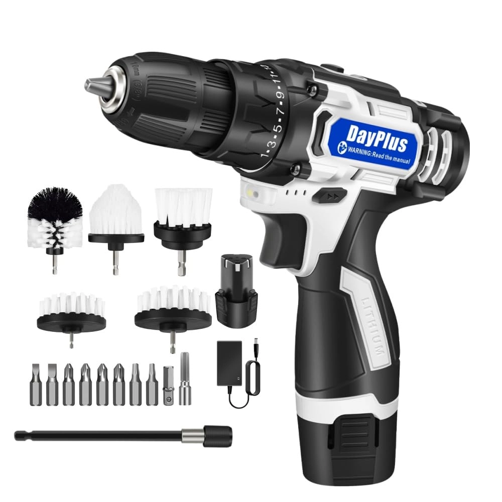 Cordless Drill Brush Set - 1500MAH