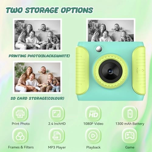 Kids Instant Print Camera