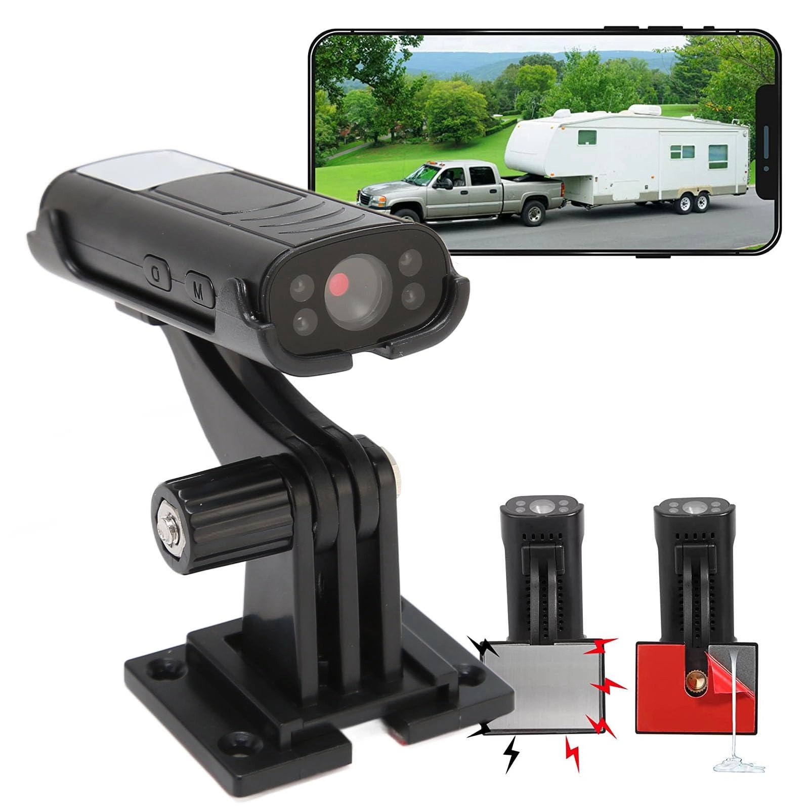 Yunseity Reverse Hitch Camera - INFRARED NIGHT VISION peer to peer direct connection 1080P