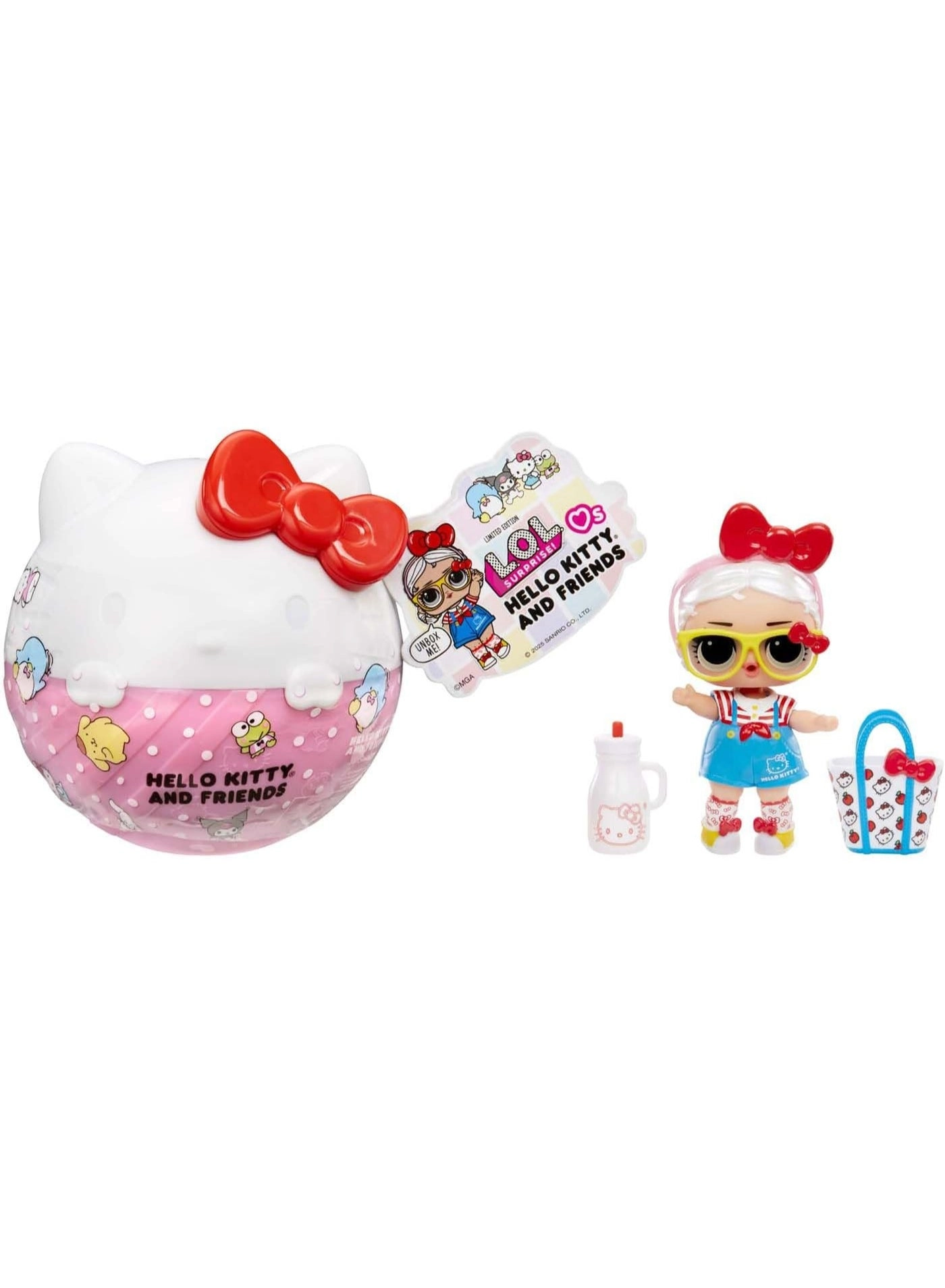 Loves Hello Kitty & Friends Tots - 3+ Years Hello Kitty Cinnamoroll Pochacco Keroppi My Melody Pompompurin Kuromi Tuxedosam