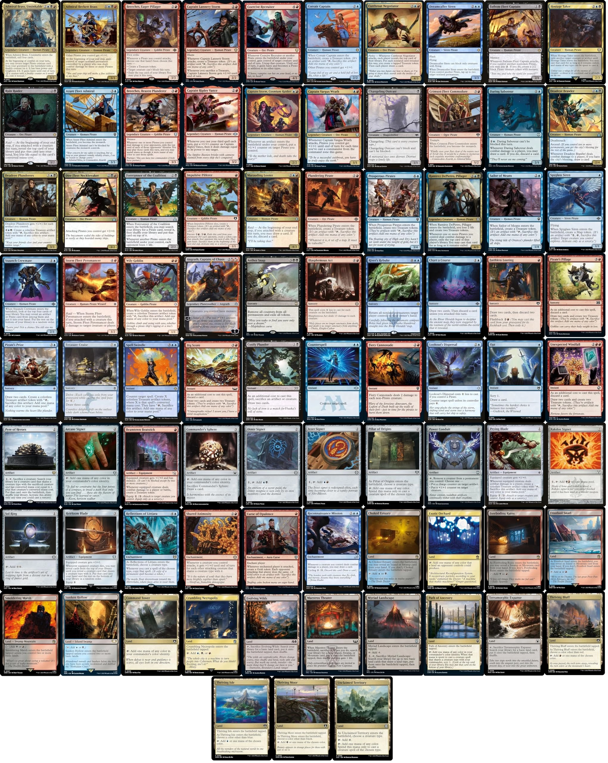 MTG Decks & More Magic The Gathering: Elite Commander Pirate