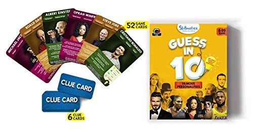 Famous Personalities, Guess in 10 - Card Game