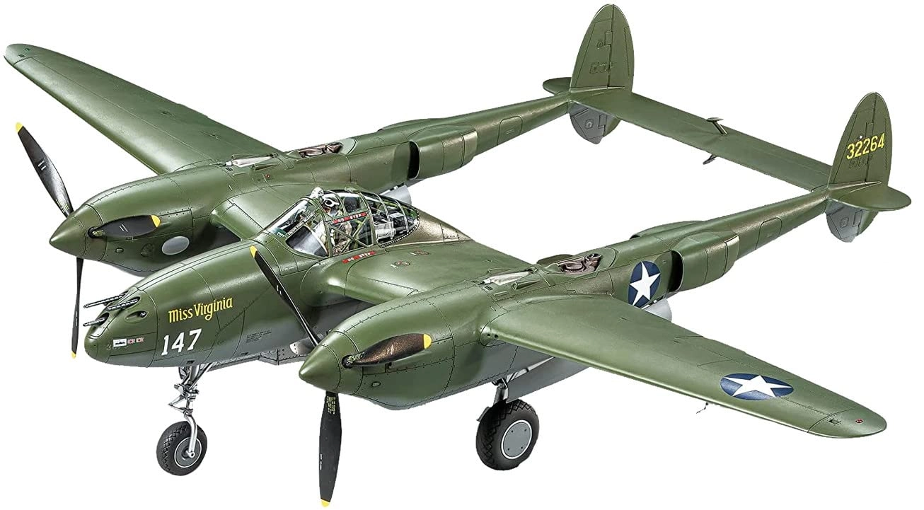 Tamiya Lockheed P-38 Lightning Model Kit (TAM61120) - 1:48
