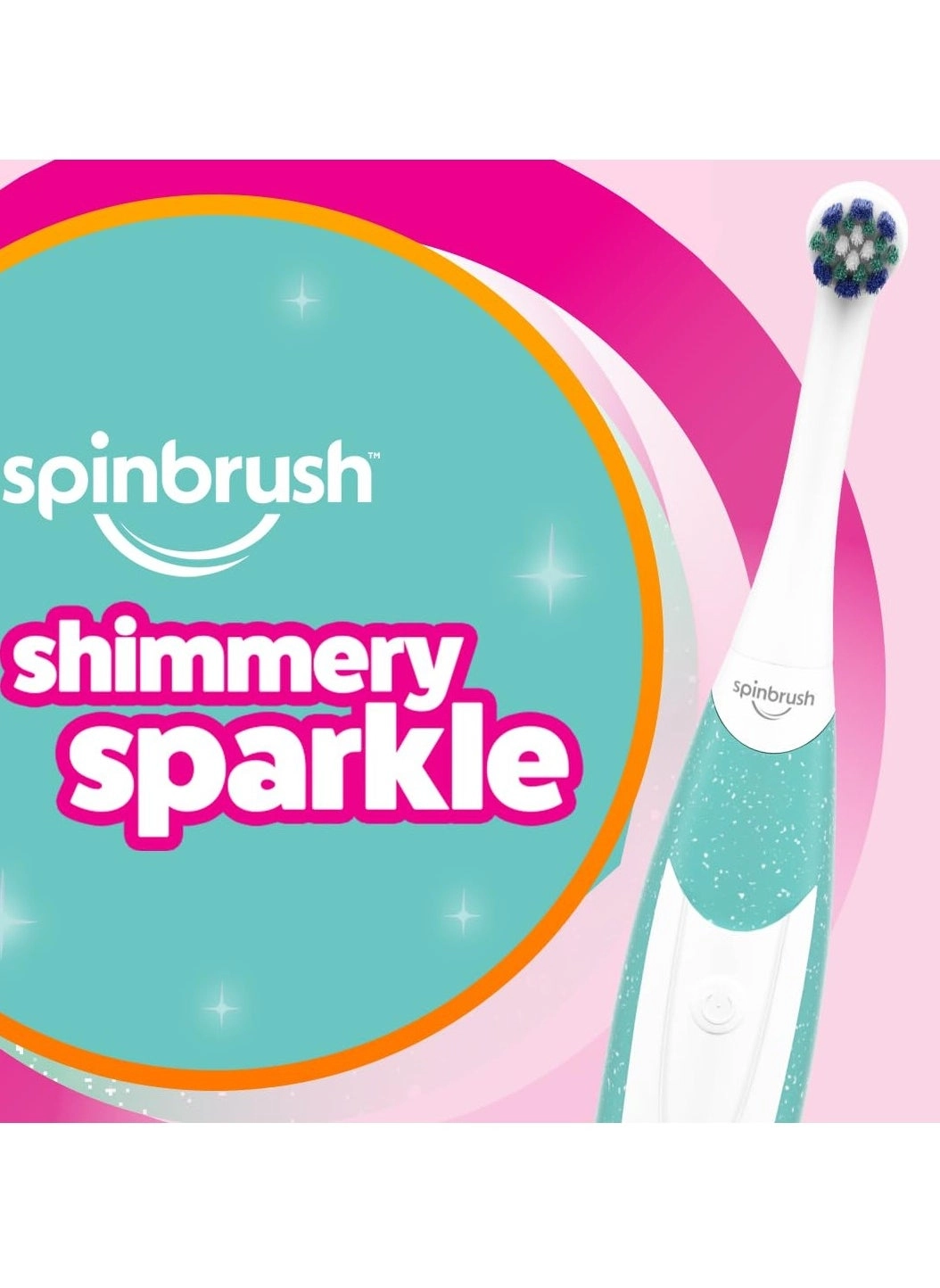 Kids Electric Toothbrush - Glow in The Dark Battery-Powered